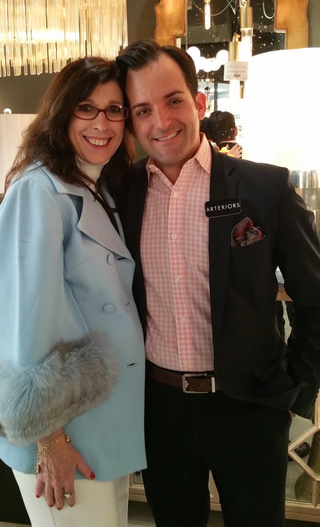 My dearest friend Matthew Wilson (who used to be my BEST rep when I was in Doris Sanders showroom years ago!). Congratulations Matthew on being manager of the new Arteriors Showroom in The Design District!