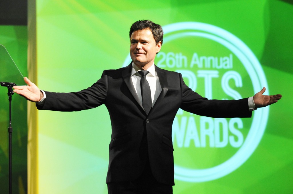 Donny Osmond, of Donny Osmond Home as MC for the 26th ARTS Awards Gala.  Photography from Arts Awards website.