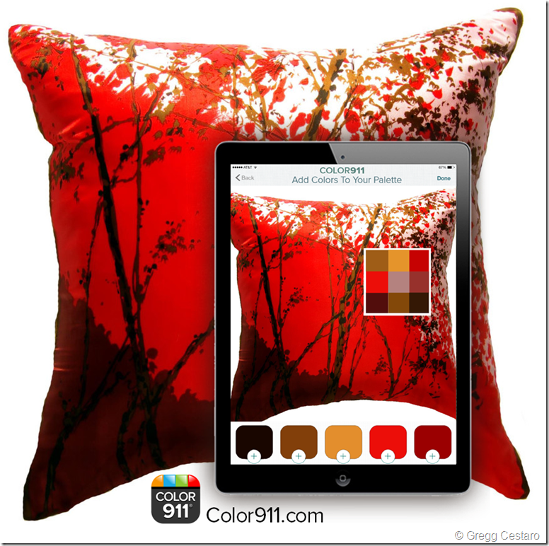 Color911 2 iPad in use - Pillow red DM 1 (002)