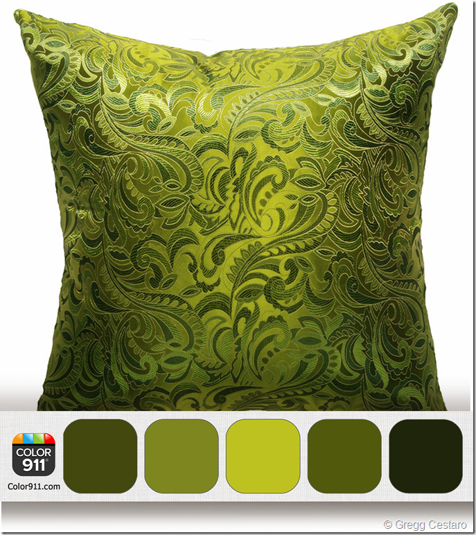 Color911 2 photo - pillow green DM 1