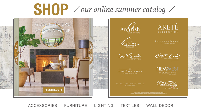 Shop online, Global Views New online 2018 Summer Catalog, partners