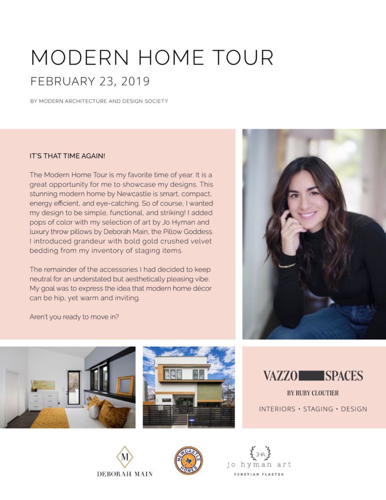 Vazzi Spaces Home Staging on Austin Modern Home Tour!