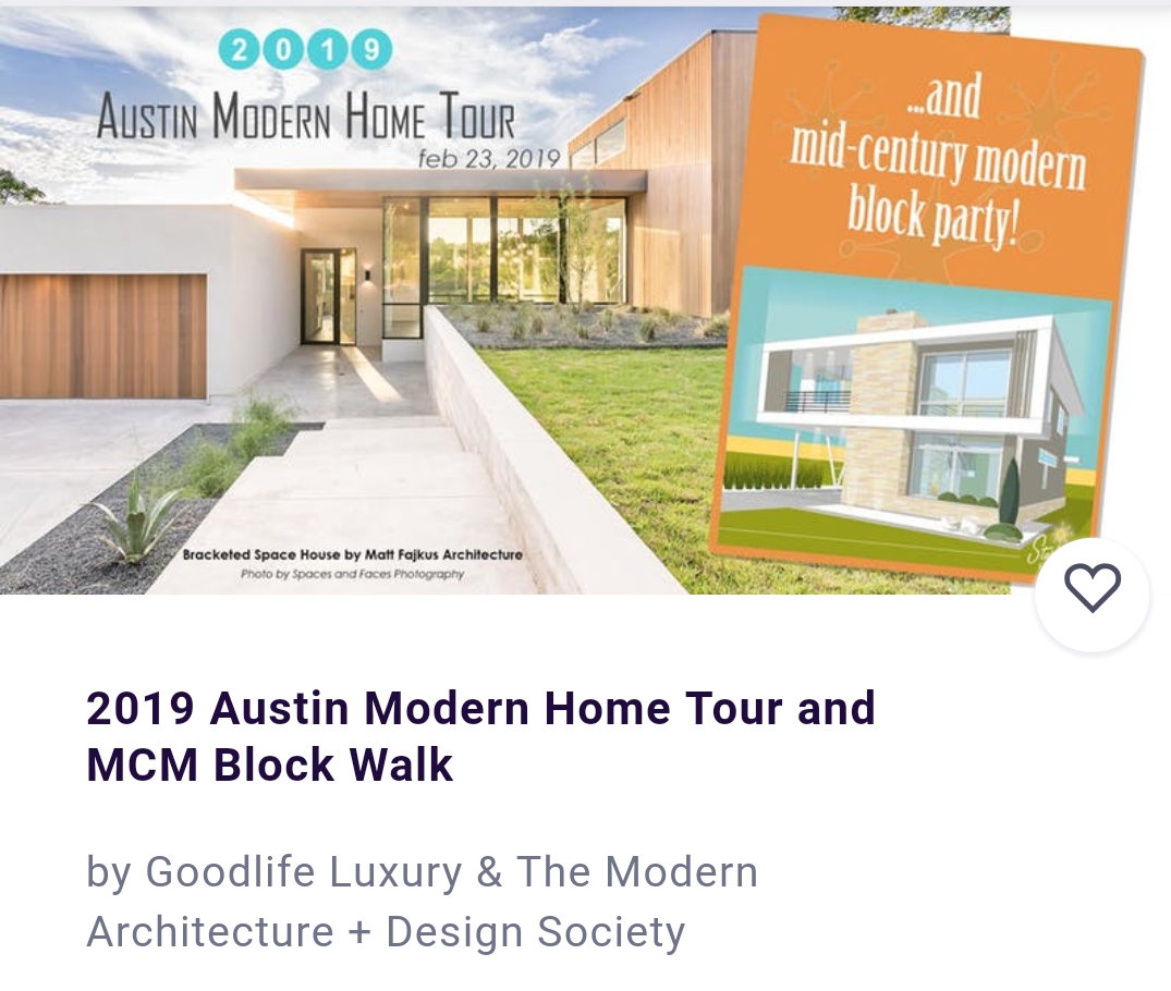 Austin Modern Home Tour features 12 homes + Starlight Village Mid-century Block Party 