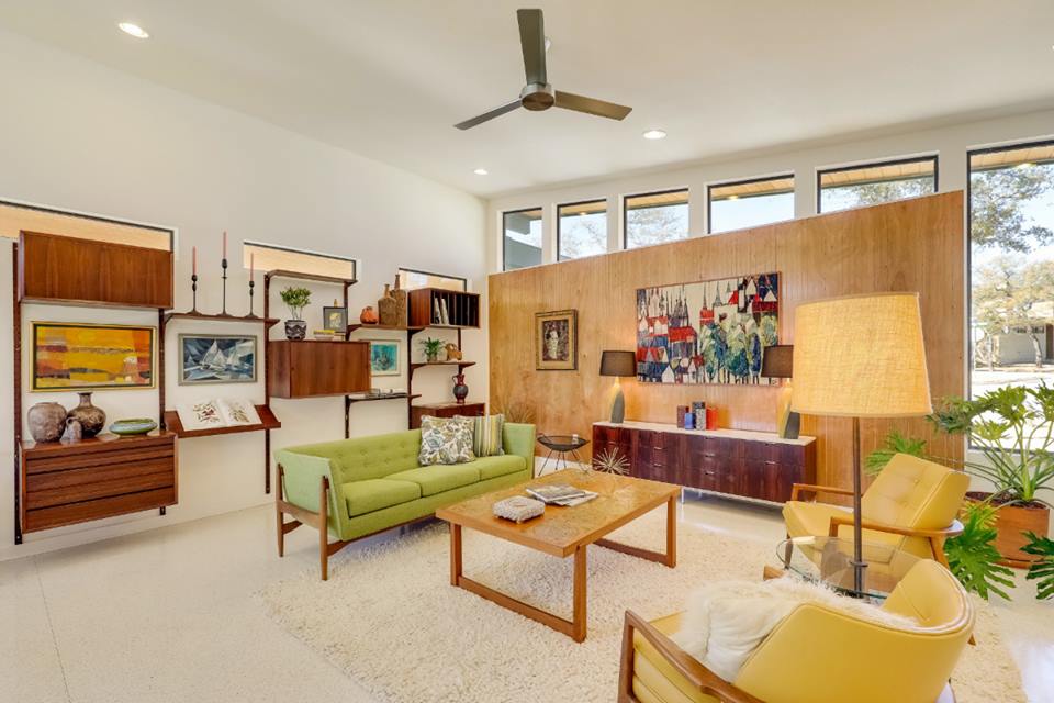 Authentic Mid-Century Modern Home furnishings by Modern Redux at Starlight Home Village. 