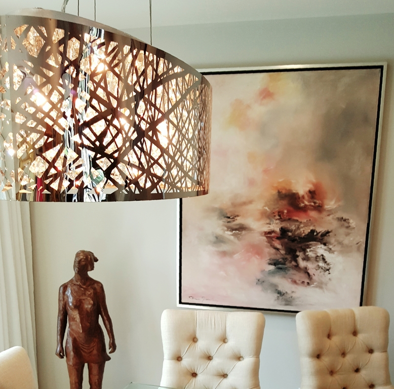 Chandeliers to modernize your space. Check out The Pillow Goddess Blog!