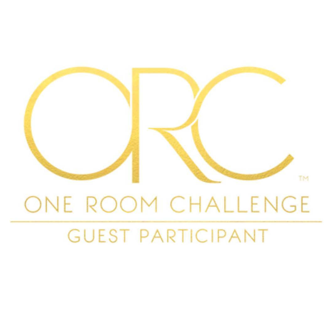 One Room Challenge BIG REVEAL on The Pillow Goddess blog! 