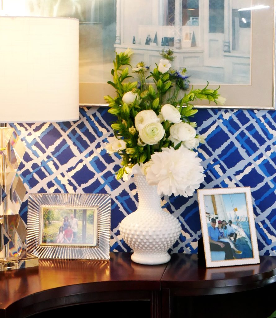 The Pillow Goddess Bold Blue and white bedroom, spring 2019 One Room Challenge. Details on The Pillow Goddess blog.