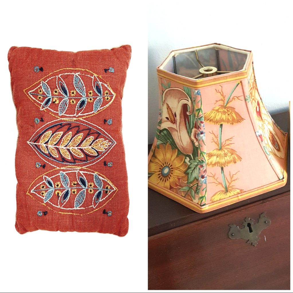 lampshade lady and pillow goddess join forces - Details on The Pillow Goddess blog!