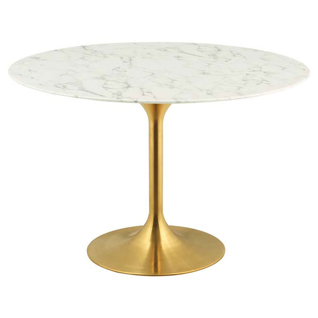 Transform a Breakfast Nook with gold base table - Details on The Pillow Goddess Blog!