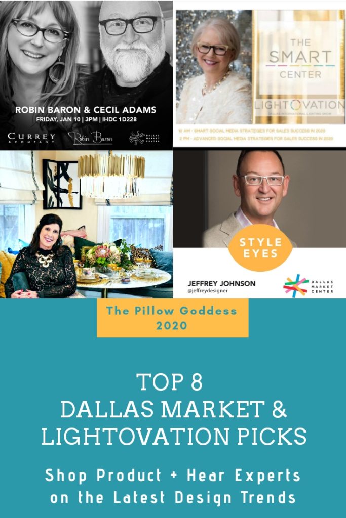 Brighten Your Home, Life & Business with New Knowledge & Lighting Design – The Pillow Goddess Top 8 Dallas Market Picks