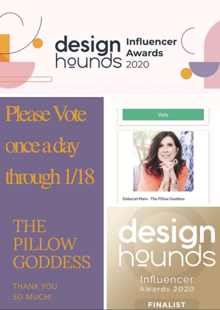 Learn How Desighounds influence design for your home - Details on The Pillow Goddess blog