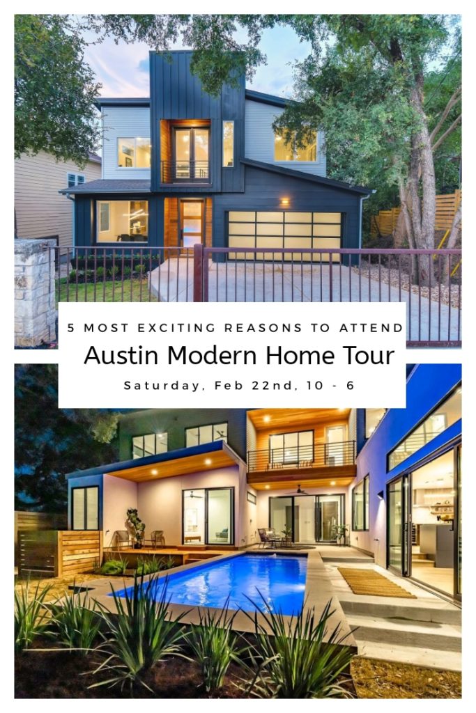 The 5 Most Exciting Reasons You'll Be Inspired to Attend Austin's Modern Home Tour Feb 22nd! Details on The Pillow Goddess Blog.
