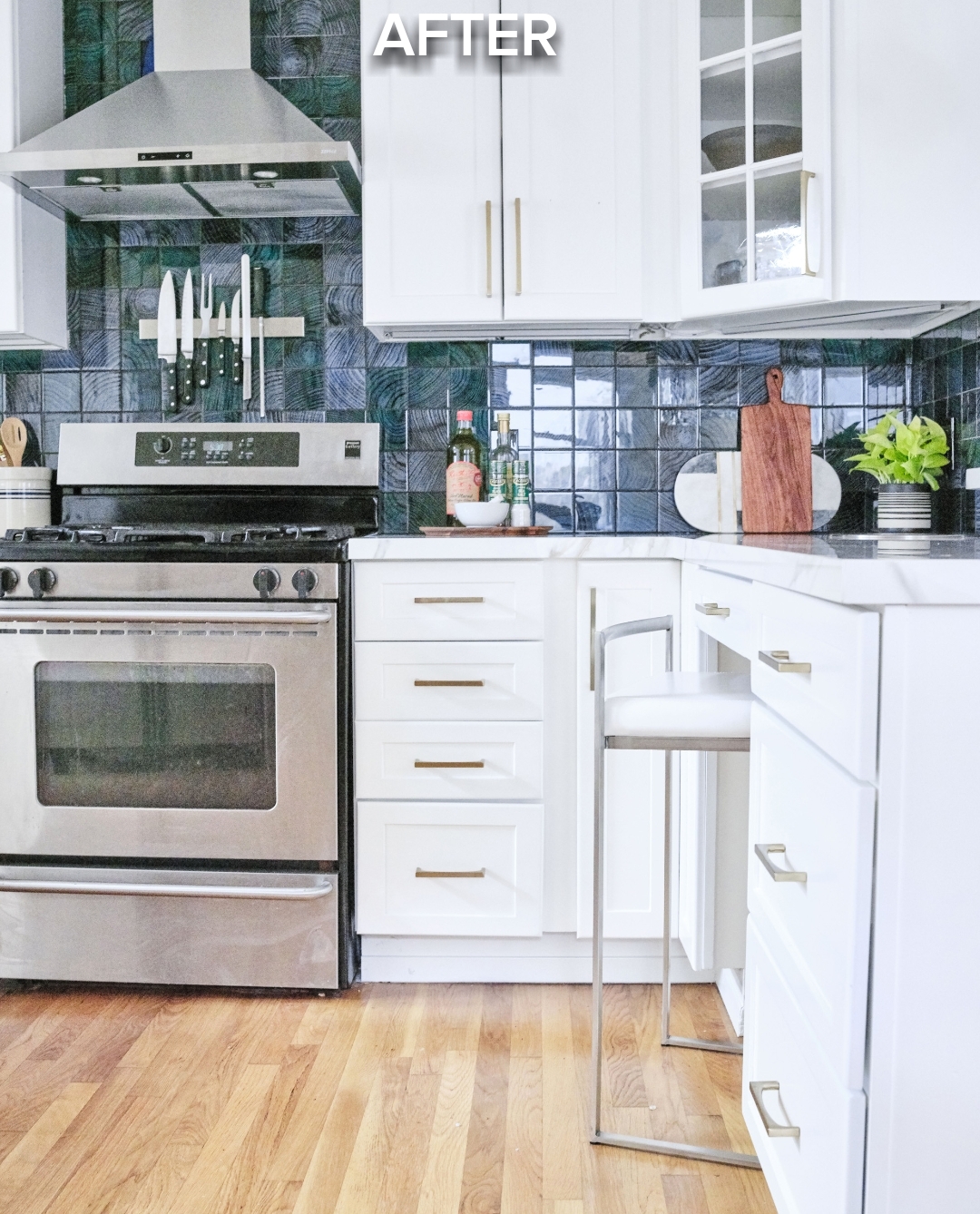Amazing Before and After White Kitchen Inspiration! - Pillow Goddess