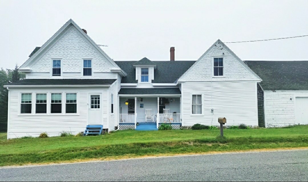 Family homestead white house, Deer Isle, Maine