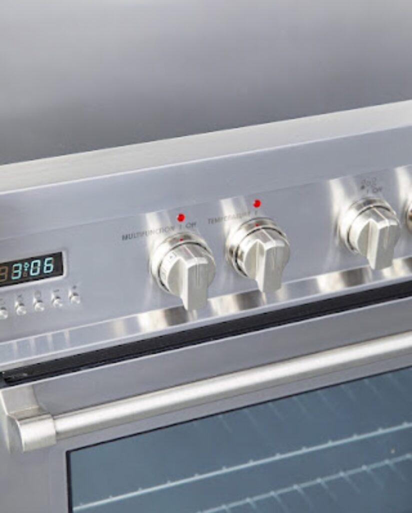 Detail of Verona appliances range knobs
