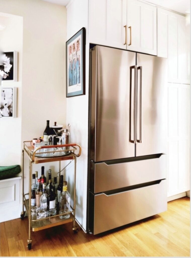 Verona stainless steel refrigerator
